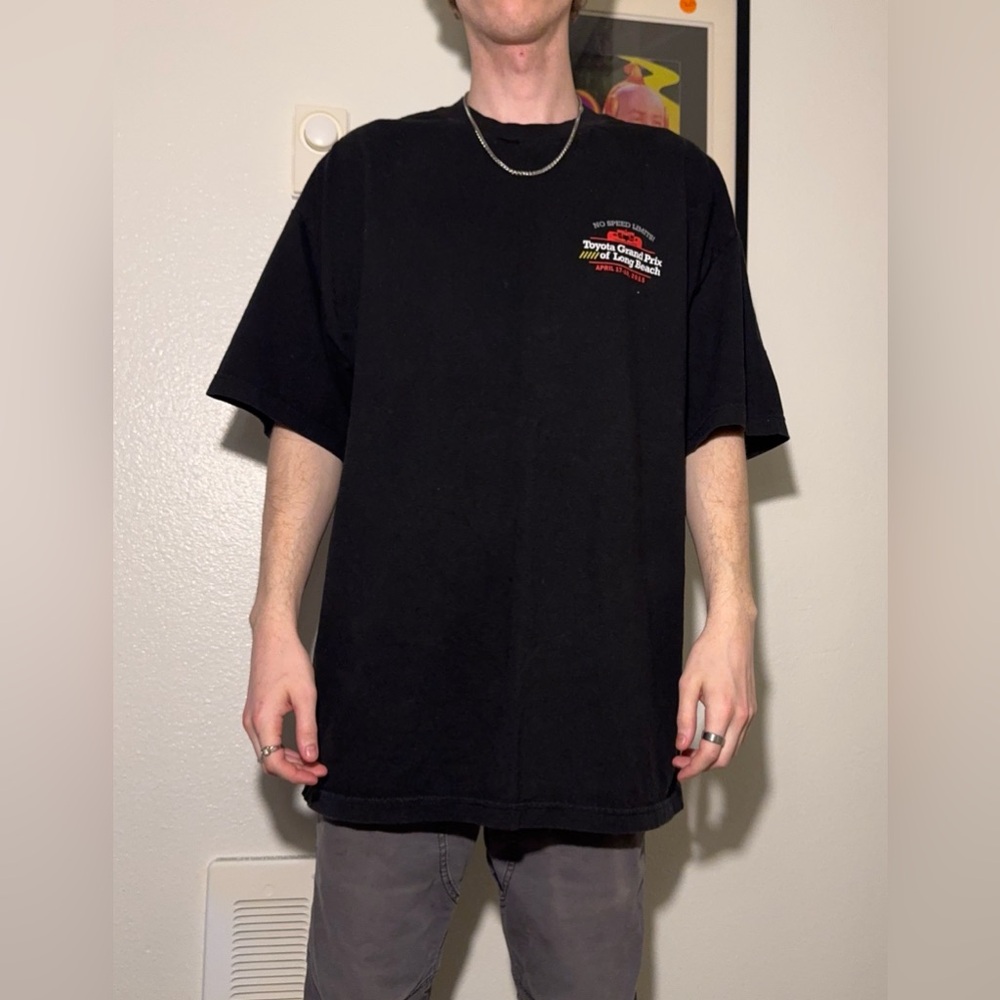 2015 Toyota Grand Prix of Long Beach Black Graphic Tee